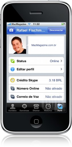 Skype 1.1 no iPhone