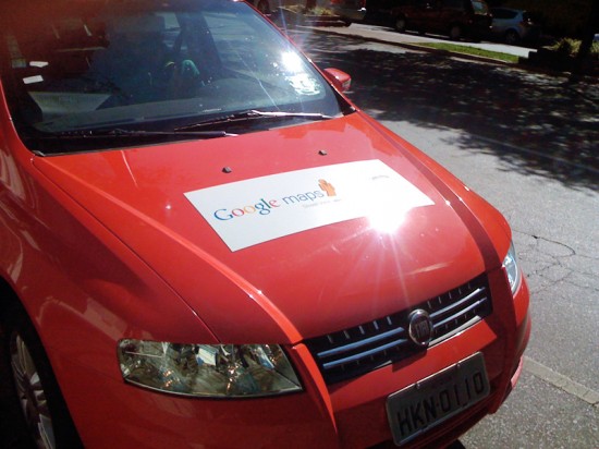 Fiat Stilo vermelho do Google Street View Brasil