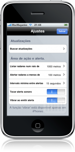 iRadar Brasil 2.0 no iPhone
