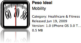 Peso Ideal na App Store