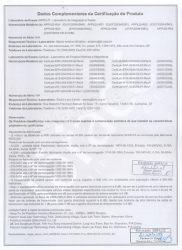 Certificado da Anatel do iPhone 3GS 2