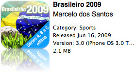 Brasileiro 2009 na App Store