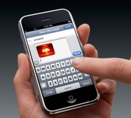 iPhone SMS explosão