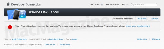 Fim do membership no iPhone Developer Program