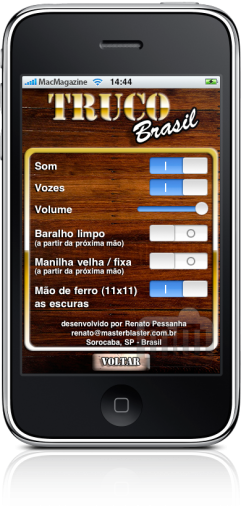 Truco Brasil no iPhone