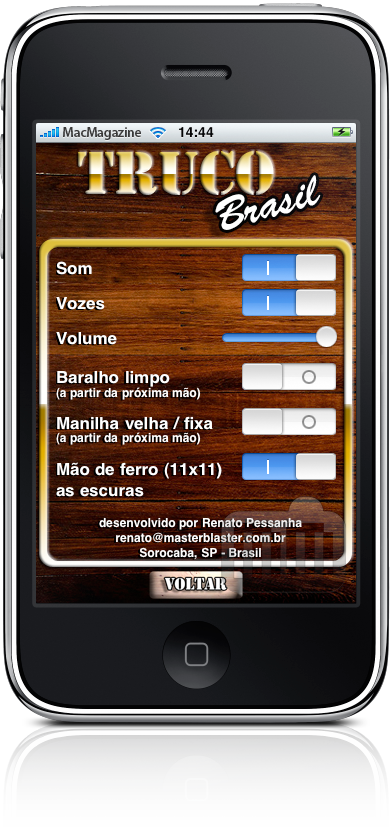 Finalmente! Já é possível jogar nosso bom e velho truco em iPhones/iPods  touch :-) - MacMagazine