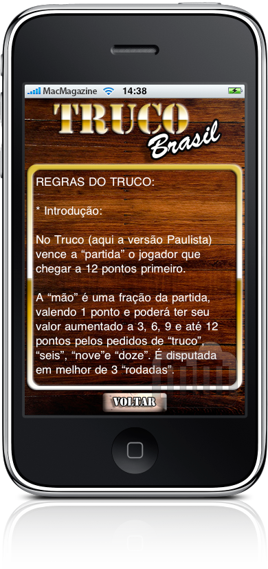 Jogo de truco brasileiro chega finalmente ao iPhone e iPod touch »