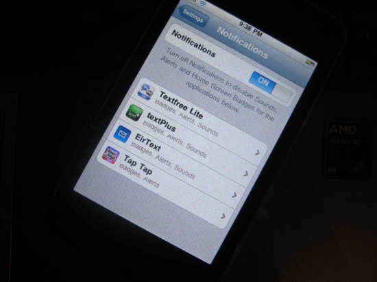 Foto vazada do iPod touch 3G