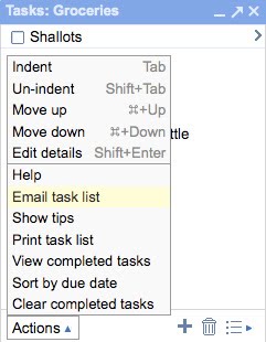 Enviar tarefas por email no Gmail