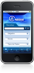 Nestlé Receitas no iPhone