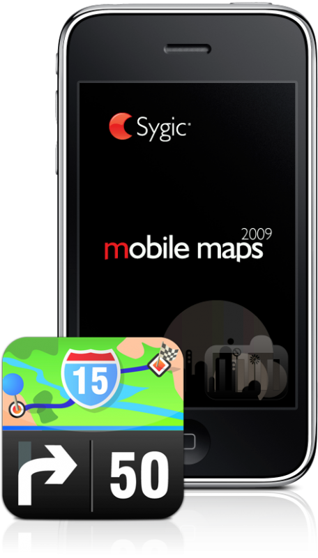 Sygic Mobile Maos no iPhone e ícone