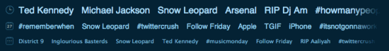 Snow Leopard nos trending topics do Twitter
