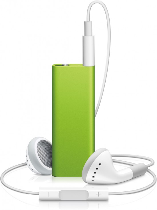 iPod shuffle 4G coloridos (verde)