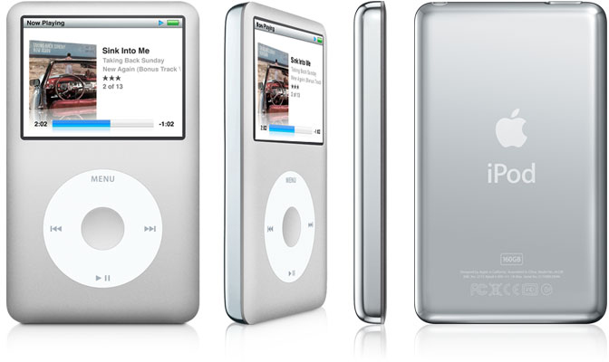 iPod classic prata