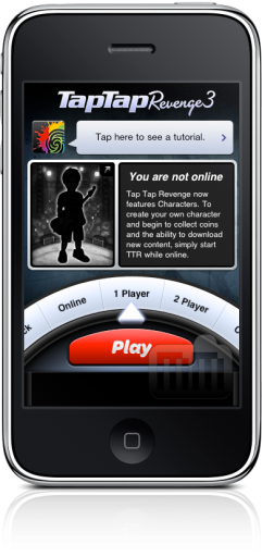 Tap Tap Revenge 3 no iPhone