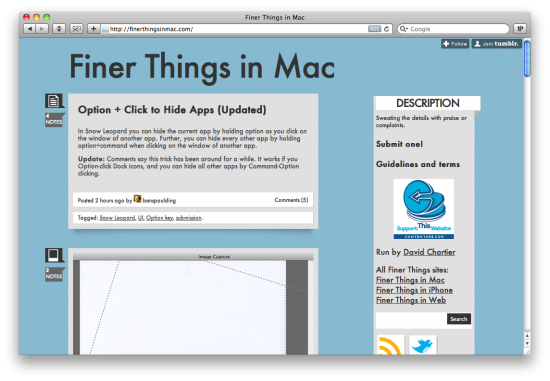 Finer Things in Mac