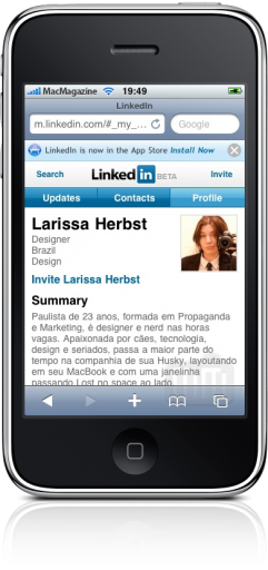 App do LinkedIn