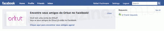 Facebook e Orkut