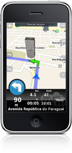NDrive Brazil no iPhone