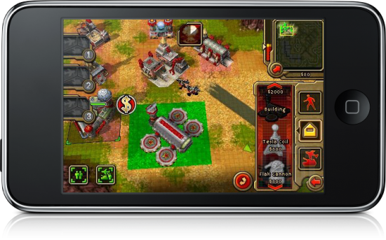 "Command & Conquer Red Alert" para iPhone OS