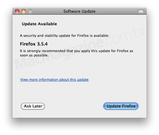 Firefox 3.5.4