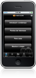 NAVIGON MobileNavigator Brazil no iPhone