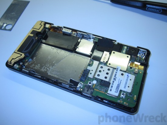 Motorola DROID desmontado