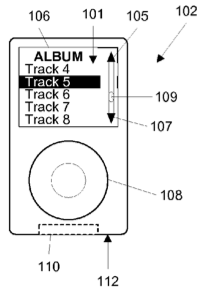 Patente sobre integração de iPods com acessórios