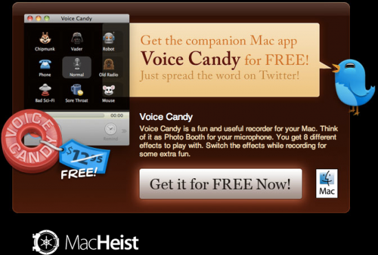 MacHeist - Voice Candy
