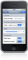 Michaelis Dicionário Conciso Inglês no iPhone