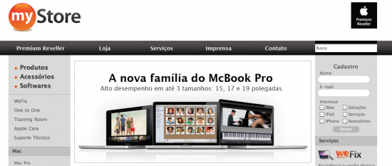 MyStore FAIL McBook Pro 19"