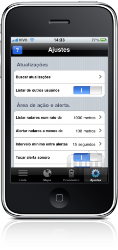 iRadar Brasil 3.0 no iPhone