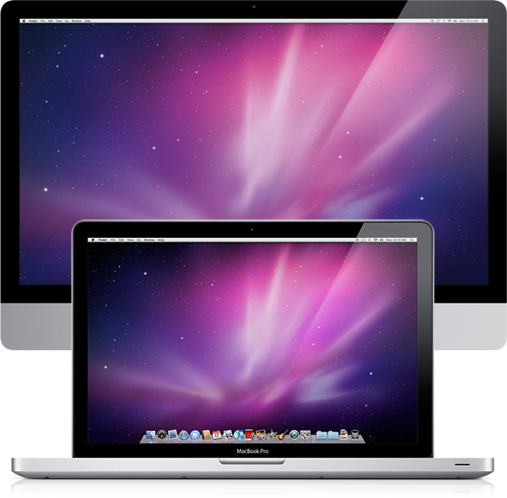 iMac Aluminum e MacBook Pro unibody