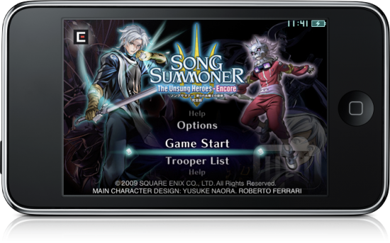 Song Summoner no iPod touch