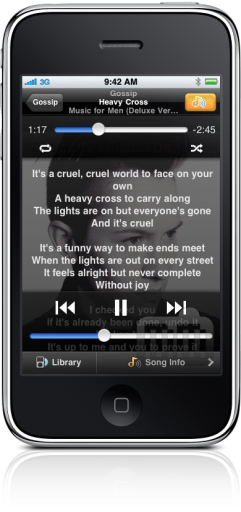 Midomi SoundHound 3.0 no iPhone
