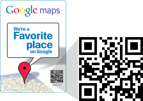 Google Favorite Place - QR Code