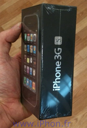 Caixa reduzida do iPhone 3GS