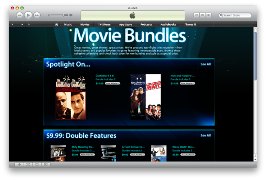 iTunes Movie Bundles