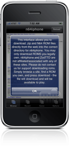 n64iphone no iPhone (N64 Emulator)