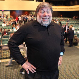 Steve Wozniak sorrindo