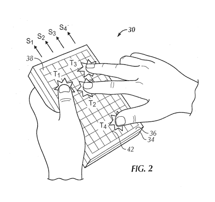 Patente de teclado tátil da Apple para tablet