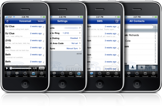 GV Mobile 2.0 no iPhone
