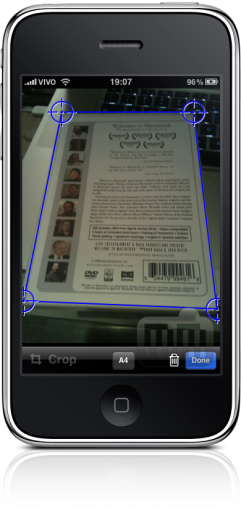 DocumentScanner no iPhone