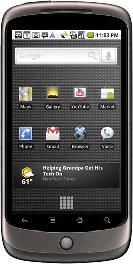 Nexus One, o Google Phone