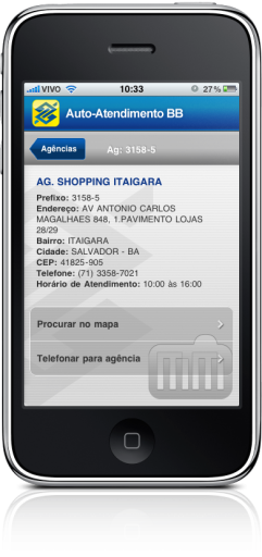 Banco do Brasil no iPhone