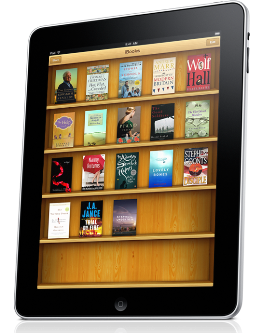 iPad em pé - iBooks