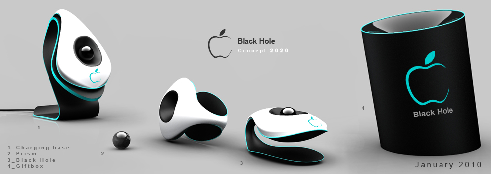 Conceito de iPhone "Black Hole" da Apple