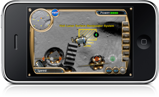 NASA Lunar Electric Rover Simulator no iPhone