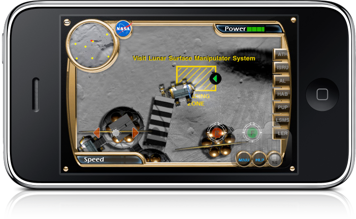 NASA Lunar Electric Rover Simulator no iPhone