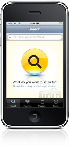 Grooveshark no iPhone